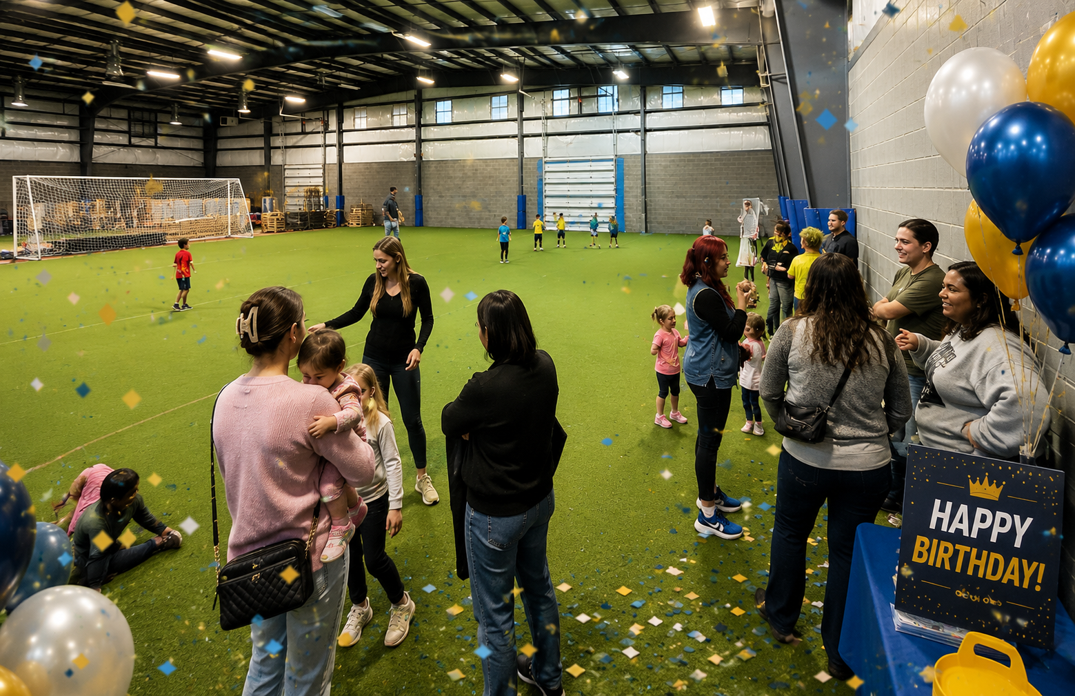 Basic birthday party at Carolina Futsal Center